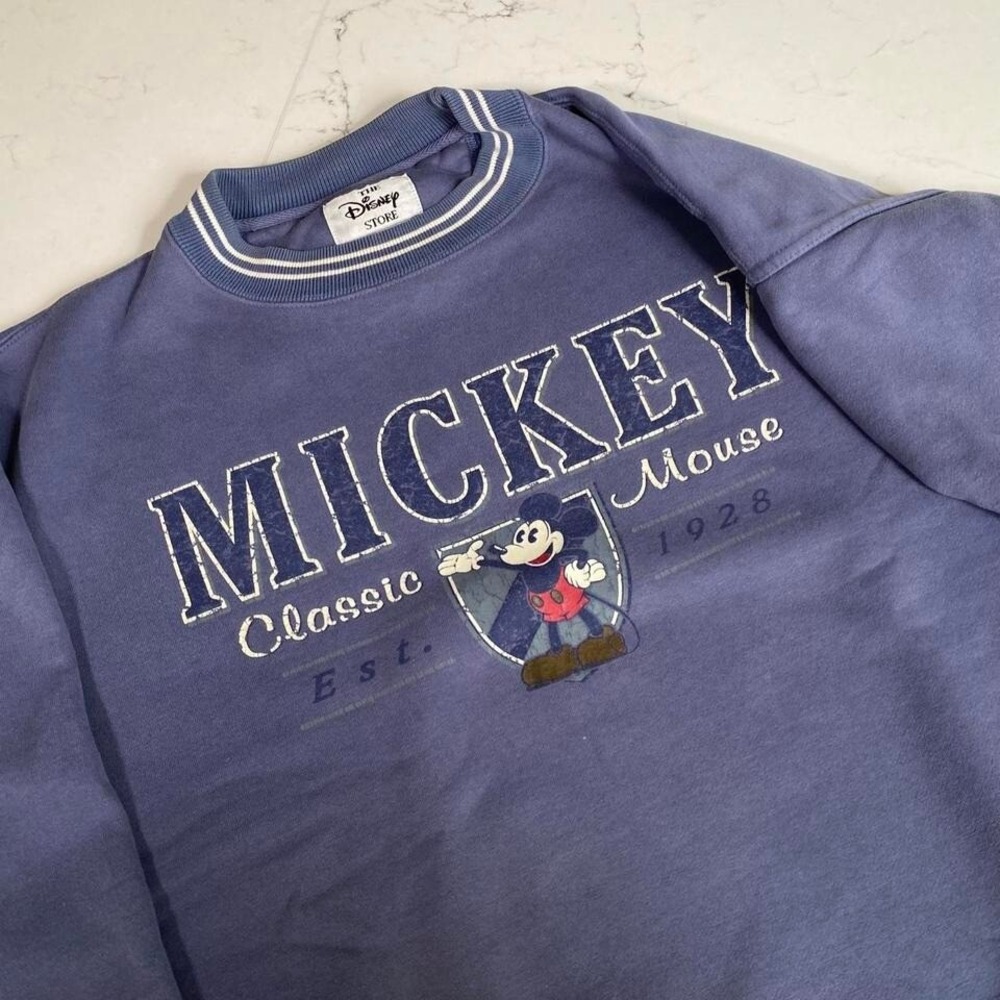 Vintage 90s Disney Store Mickey Mouse Crewneck Sweatshirt‎ XL